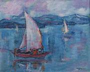 unknow artist Lake Constance painting